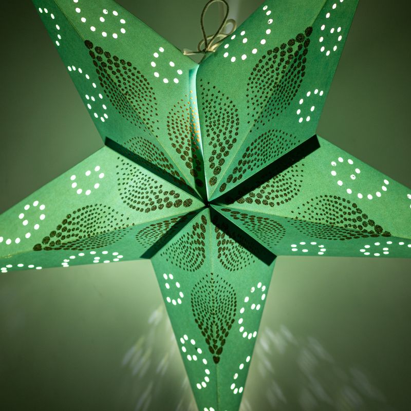 Hvězdná Lampa - Green Festival - Pěticípá - 60 cm