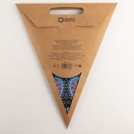 Hvězdná Lampa - Fialovo-Tyrkysový Páv Pěticípá - 60 cm