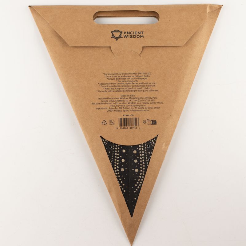 Hvězdná Lampa - Černá Polární Záře Sedmicípá - 60cm