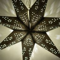 Hvězdná Lampa - Černá Polární Záře Sedmicípá - 60cm