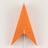 Hvězdná Lampa – Oranžová Světla Devíticípá – 45 cm