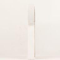 Anděl z mangového dřeva - bělený s vyřezávanou železnou dekorací - 22 cm