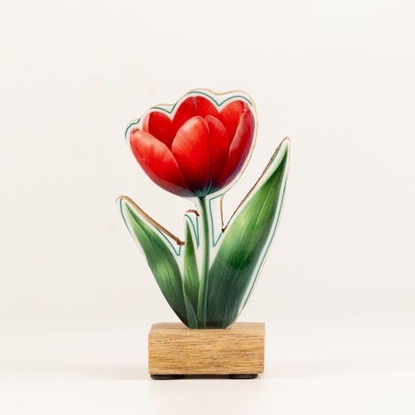 Dřevěné Pokojové Rostliny - Mini Tulipán
