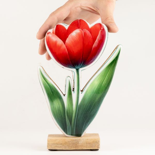 Dřevěné Pokojové Rostliny - Velký Tulipán