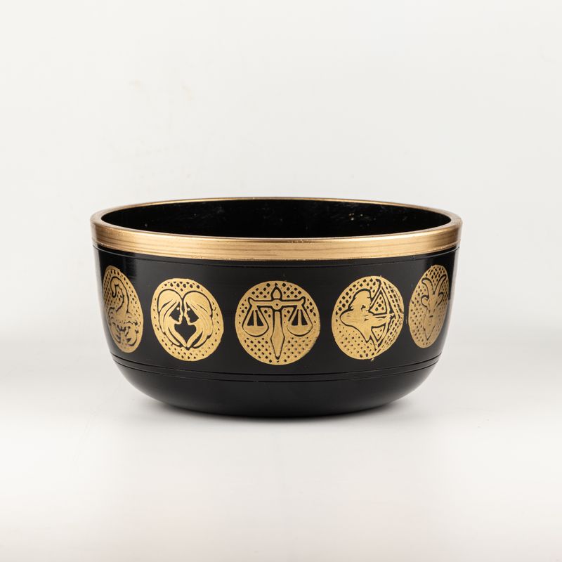 Černé Zodiak Misky - Sada 3 kusů - 15 cm, 19 cm, 20 cm