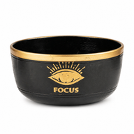 FOCUS - Sada Černých Zpívajících Mís - 15x7,5 cm
