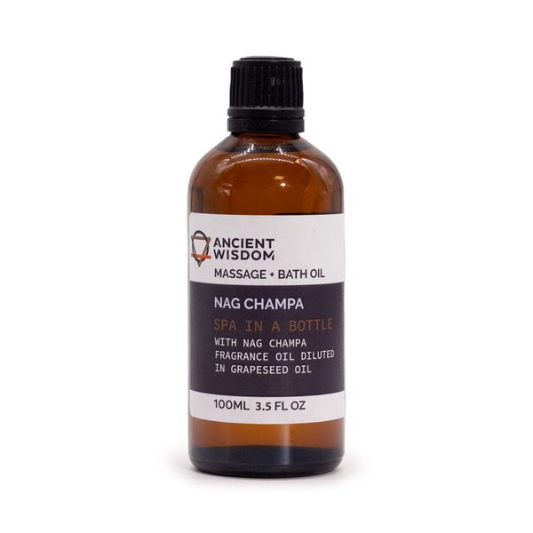 Koupelový a Masážní Olej - Nag Champa - 100 ml