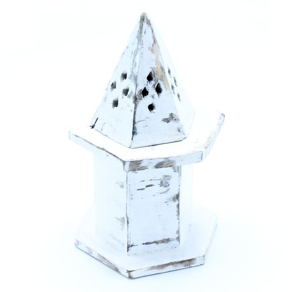 Vymývaný Stojan na Vonné Kužely - Pyramídový Mini Domeček