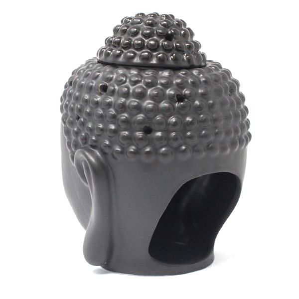Aroma Lampa Hlava Budhy - Černá