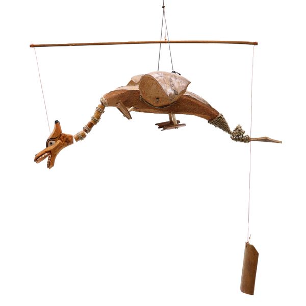 Závěsný Létající Drak - Přírodní - 37 cm