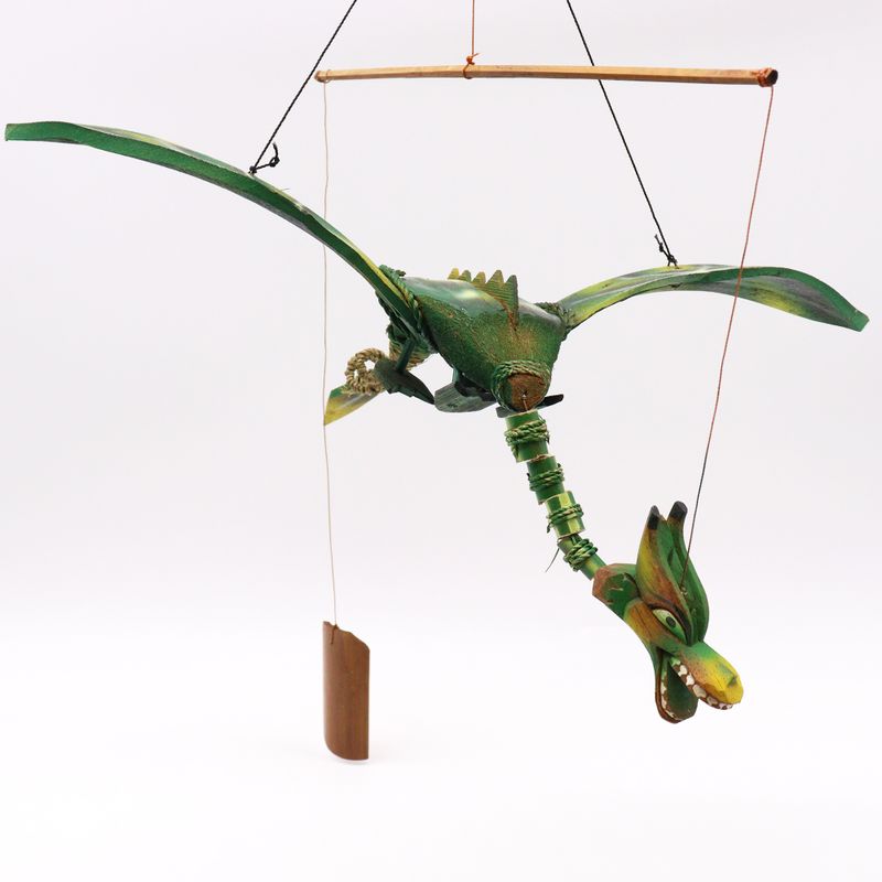 Závěsný Létající Drak - Zelený - 37 cm