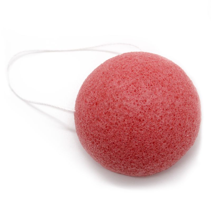 Přírodní Japonská Mycí Houba Konjac - Růžová