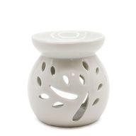 MALÁ Klasická Bílá Aroma Lampa - Výřez Strom