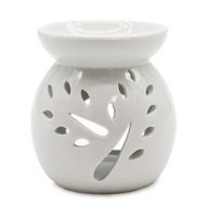 VELKÁ Klasická Bílá Aroma Lampa - Výřez Strom