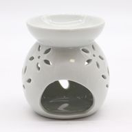 VELKÁ Klasická Bílá Aroma Lampa - Výřez Strom
