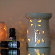 Klasická Bílá Aroma Lampa - Vážka