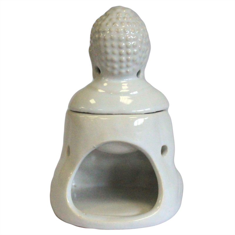 Aroma Lampa Sedící Buddha - Bílá