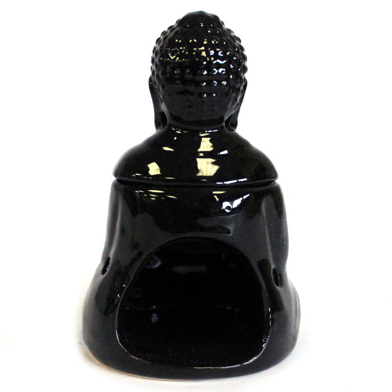 Aroma Lampa Sedící Buddha - Černá