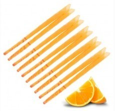 10x Ušní Svíčka s Vůní - Sladký Pomeranč