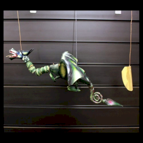 Závěsný Létající Drak - Zelený - 46 cm
