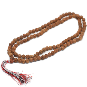 3x 108 Rudraksha Mala - Přírodní