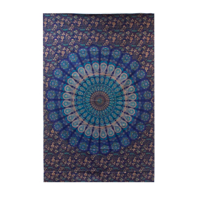 Bavlněný Přehoz na Postel (Malý) - Klasická Mandala