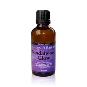 Koupelový a Masážní Olej - Santalové Dřevo - 50ml