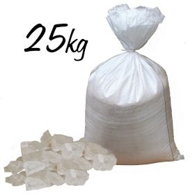 Bílá Himalájská Sůl - Velké Kusy Krystalů - 25kg