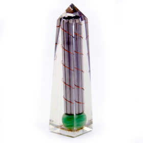 Orgonitový Obelisk - Zelený Aventurín - 110x30 mm
