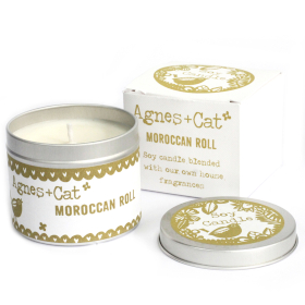 200g Svíčka v Plechovce - Dárkové Balení - Moroccan Roll