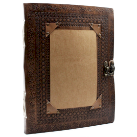 Velký Kožený Zápisník (25x32.5 cm) - Přizpůsobitelný