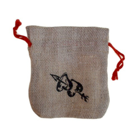 12x Jutový Pytlík - Různé Magické Symboly