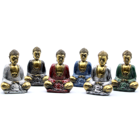 6x Zlatý Mini Buddha (Různé Barvy)