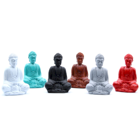 6x Matný Mini Buddha (Různé Barvy)