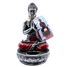Buddha Svícen - Červený - Střední