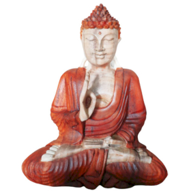 Ručně Vyřezávaná Socha Buddhy - Učící Přenos- 30cm