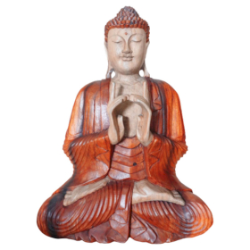 Ručně Vyřezávaná Socha Buddhy - Dvě Ruce - 60cm