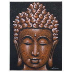 Obraz Buddhu - Detail Měděného Brokátu