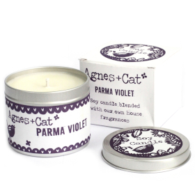 200g Svíčka v Plechovce - Dárkové Balení - Parma Violet