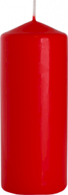 6x Sloupová Svíčka 60x150mm - Červená