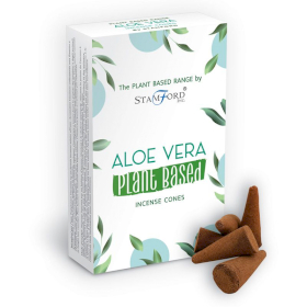 6x Rostlinné Vonné Kužely - Aloe Vera