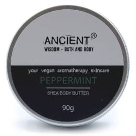 Aromaterapeutické Bambucké Tělové Máslo 90g - Peppermint