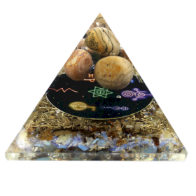 Orgonitová Pyramida - Půlnoční Reiki - 70mm
