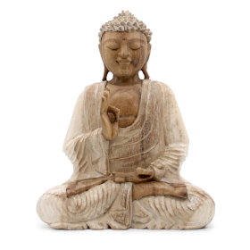 Ručně Vyřezávaná Socha Buddhy - Učící Přenos - 30cm