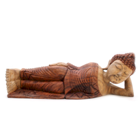 Ručně Vyřezávaná Socha Buddhy - Spící - 50cm