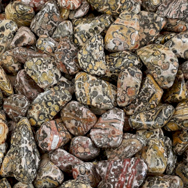 24x Vzácné Kameny - Leopardí Kůže