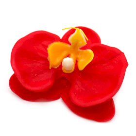 25x Mýdlové Květy - Orchidej - Červená