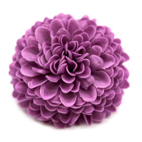 28x Mýdlové Květy - Malá Chryzantéma - Fialová
