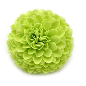 28x Mýdlové Květy - Malá Chryzantéma - Světle Zelená