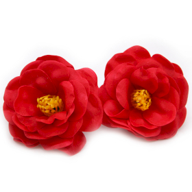 36x Mýdlové Květy - Kamélie - Červená